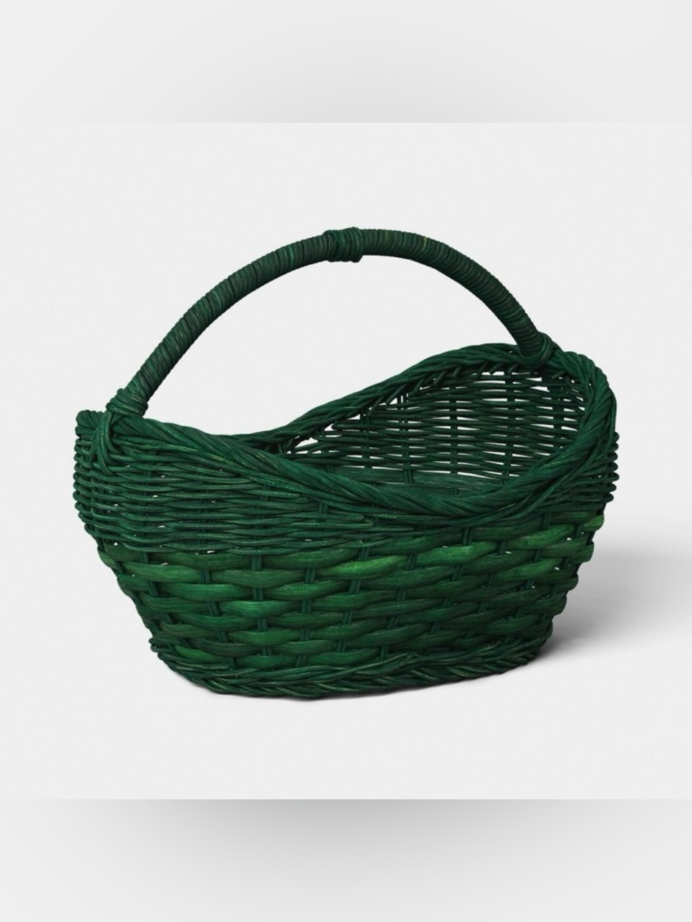 Natural Woven Basket with Handle Green
- Threshold™